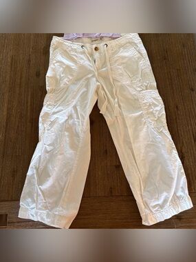 OLD NAVY White Cargo Pants Set